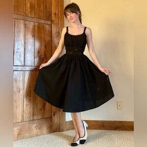 Black Swing Ingenue Dress | Vixen by Micheline Pitt